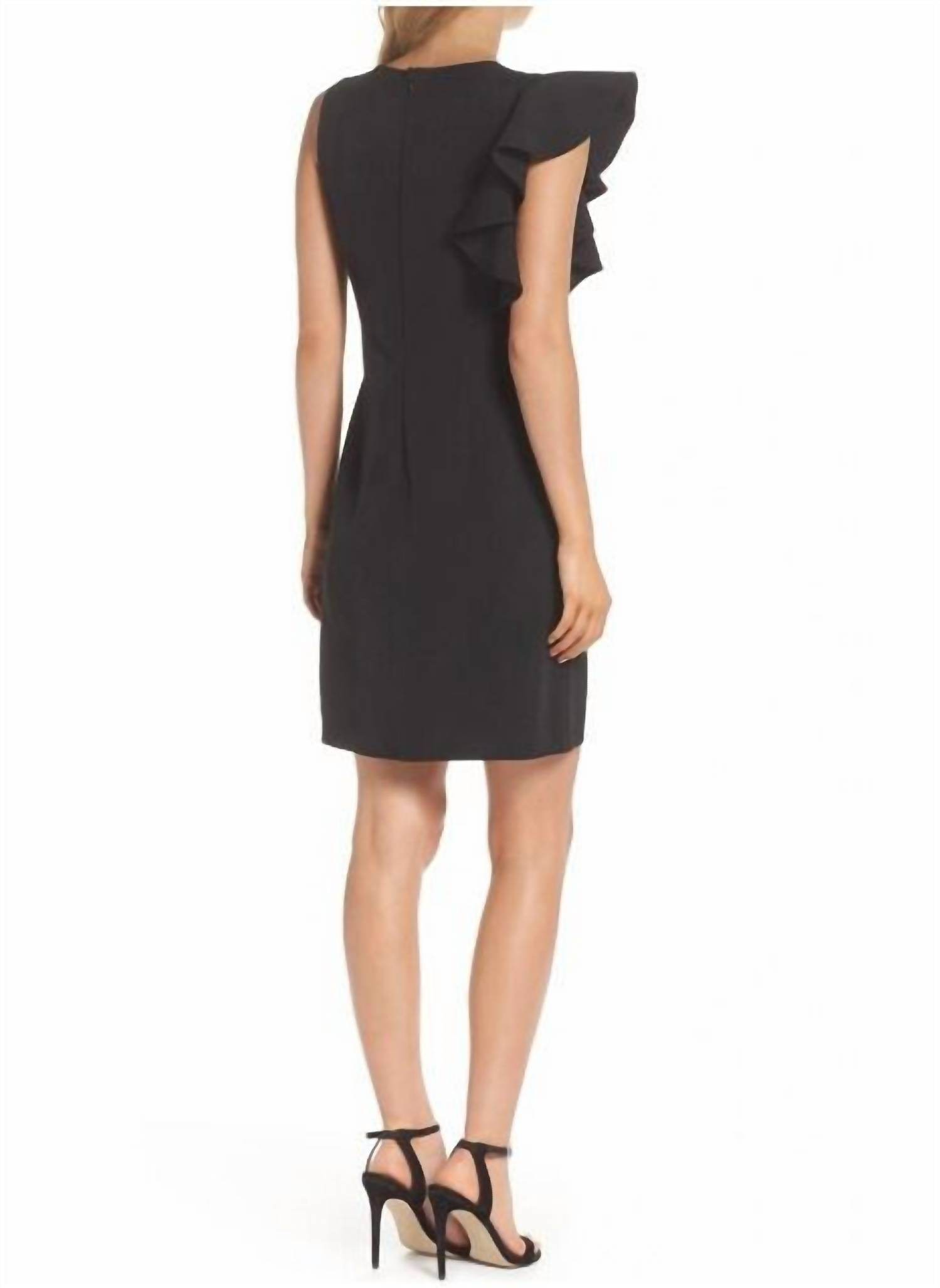 Julia Jordan - Sleeveless Ruffle Short Cocktail Sheath Dress - Rack Hunt -