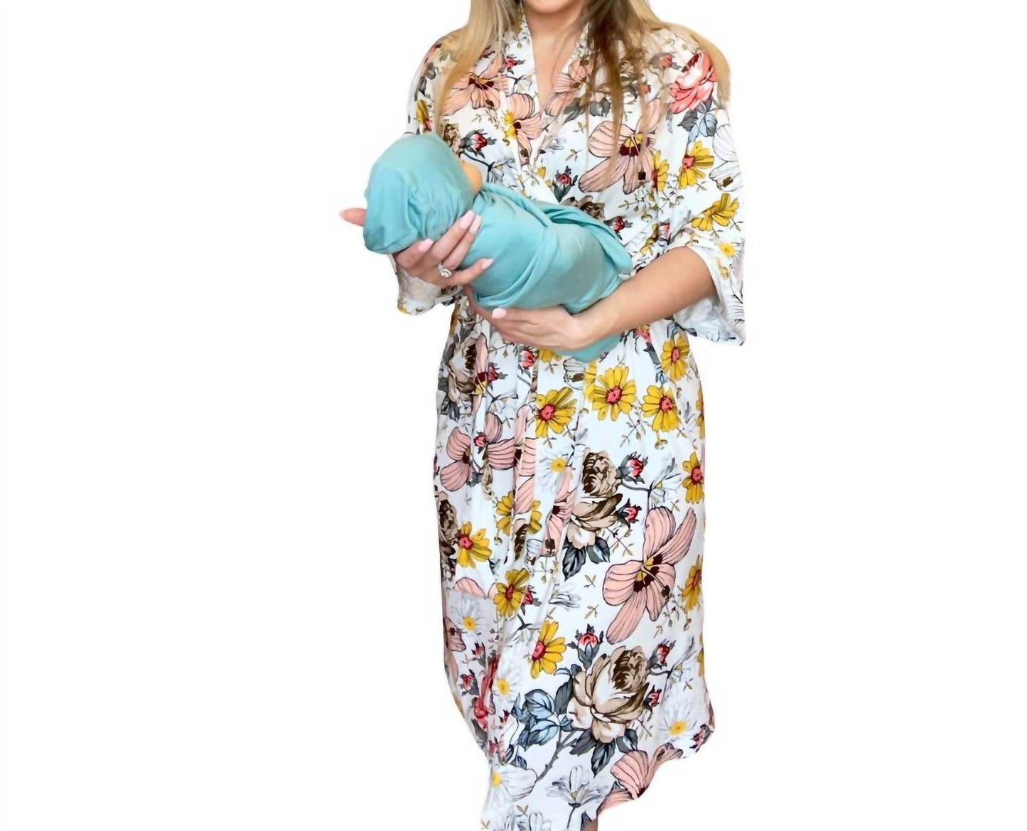 Baybou - Robe And Swaddle Set 5-piece - Rack Hunt -