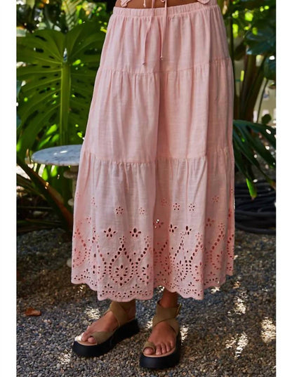 Charlotte Eyelet Skirt