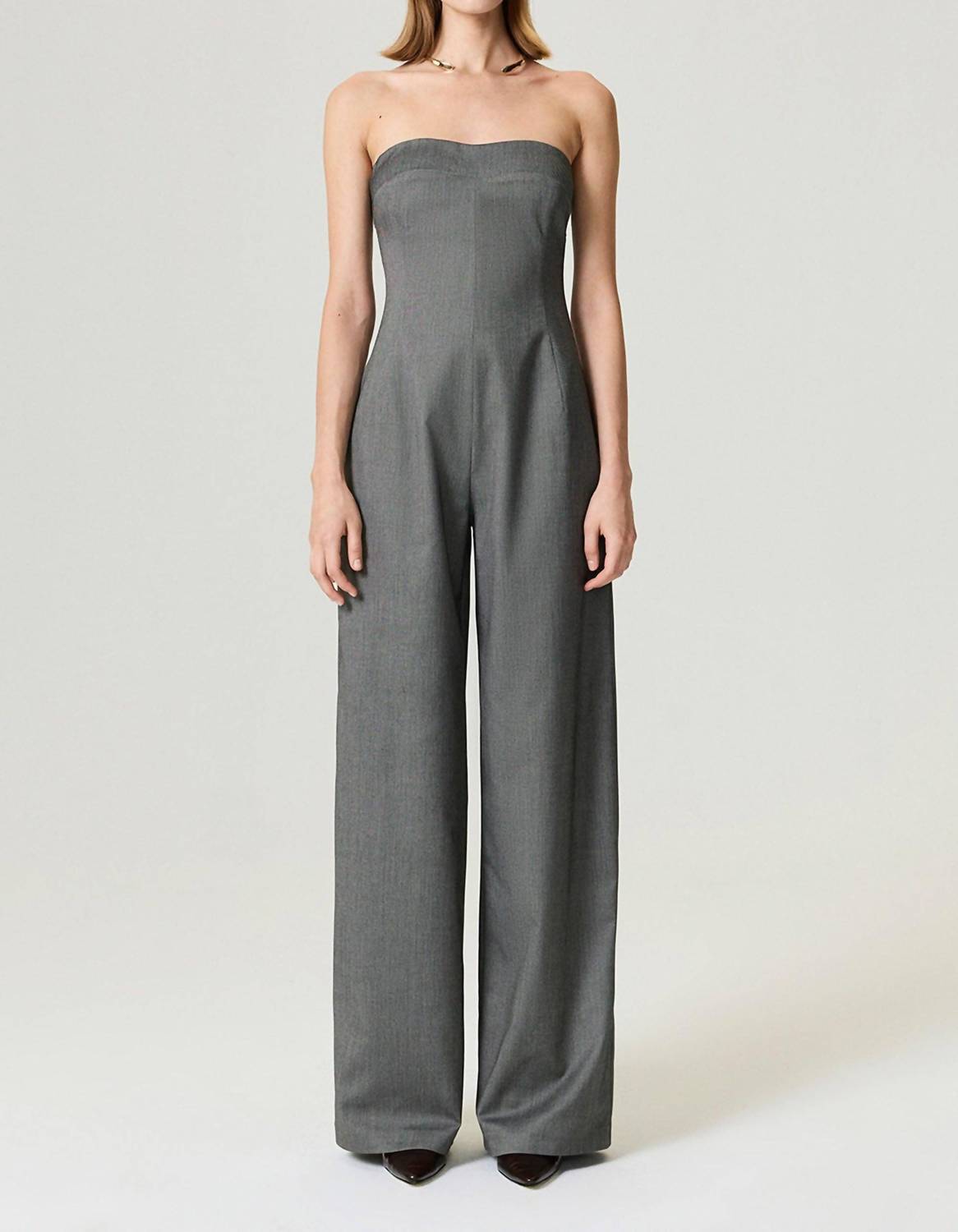 Soho Tailored Strapless Jumpsuit