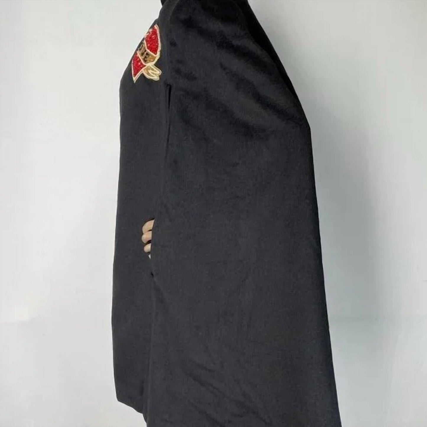 Women's Couture Embellished Heart Cape