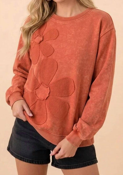 Soft Knit Pullover Sweatshirt