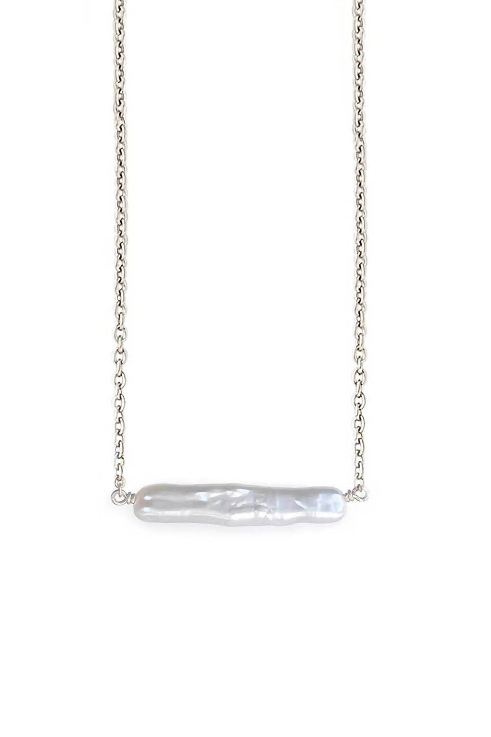 Astor & Orion - Women's Maris Pearl Bar Necklace - Rack Hunt -