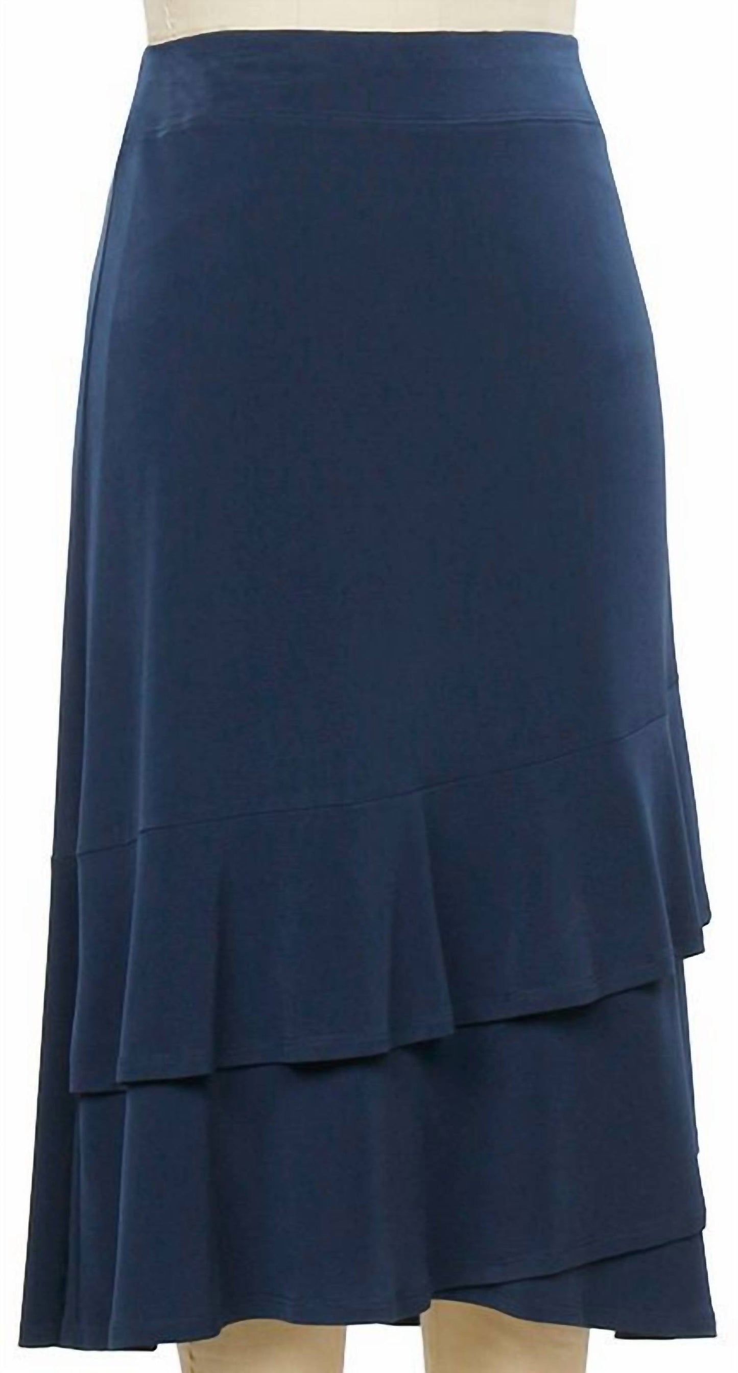 Women's Fact Check Solid Ruff Skirt