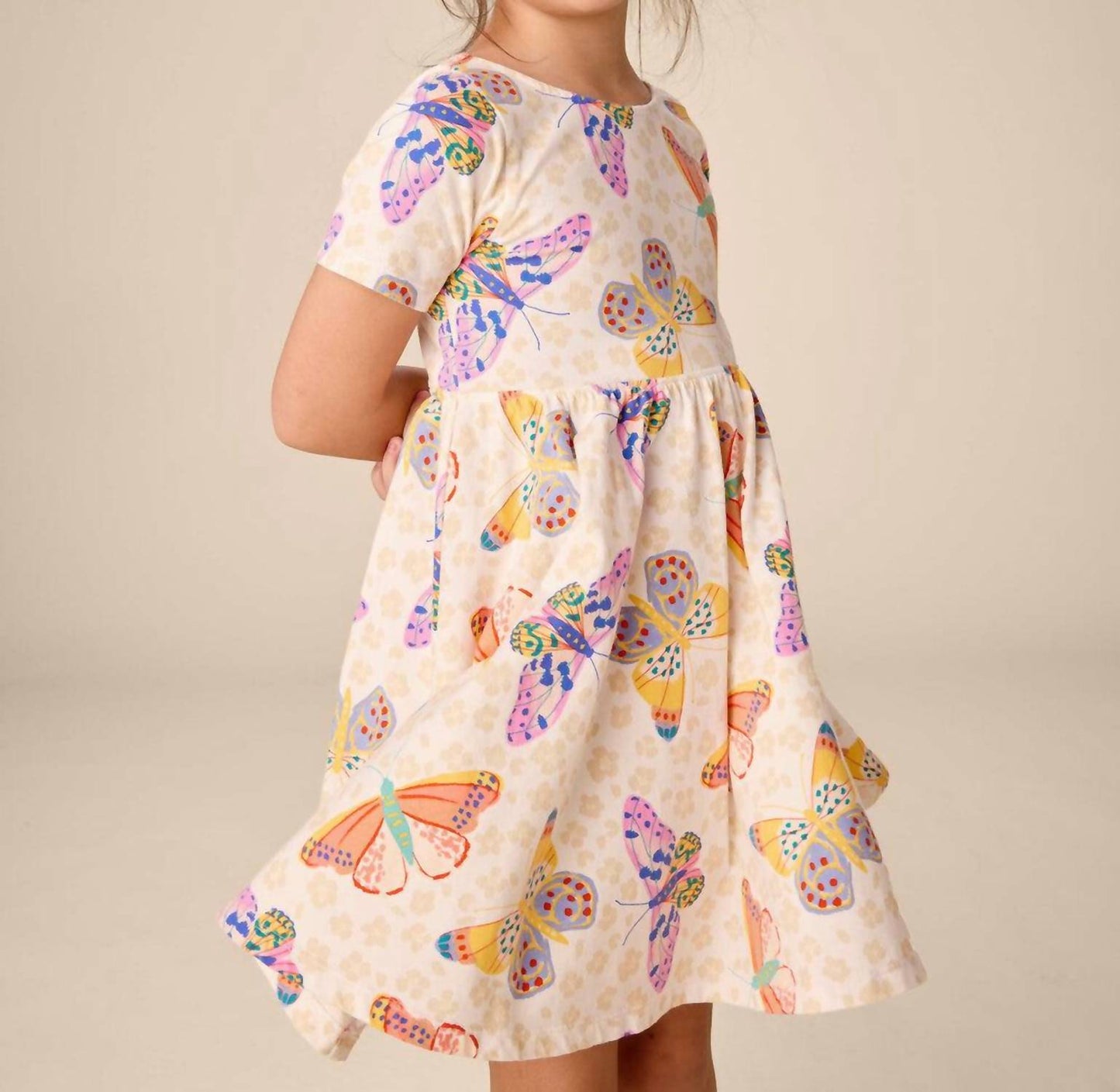 Girls Twist Back Ballet Dress