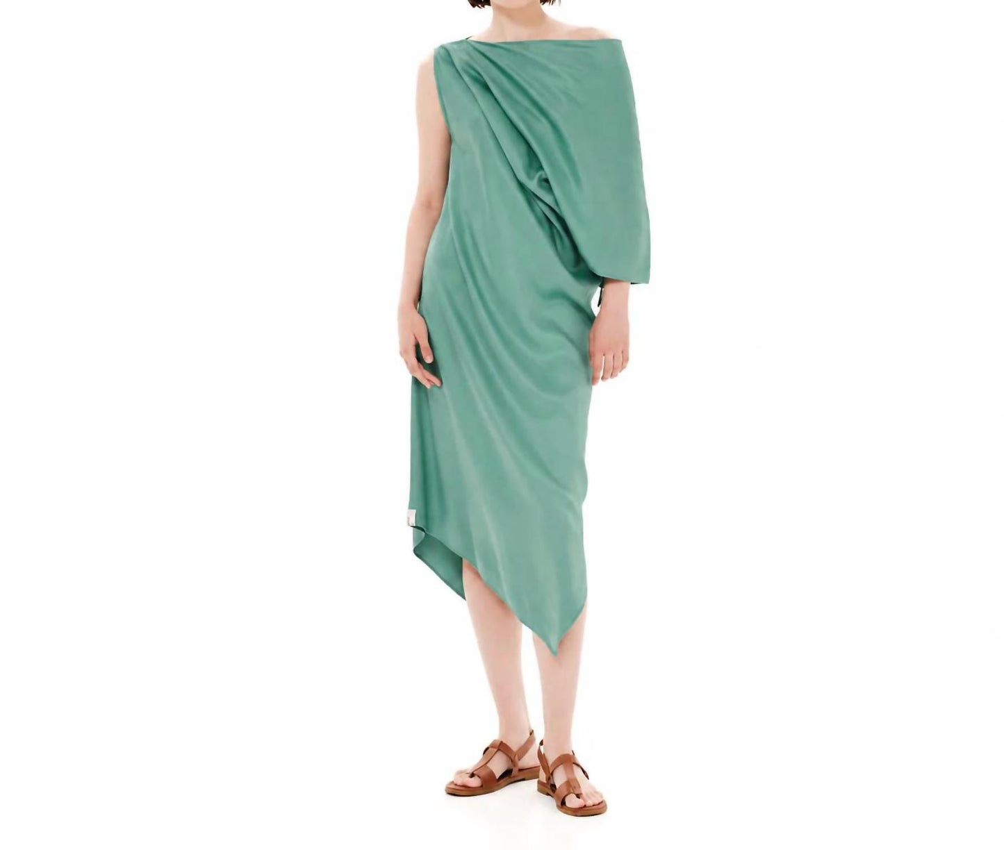 Asymmetrical Midi Dress