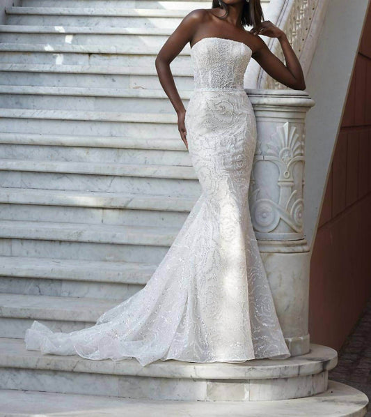 Demetrios - Tulle Fit And Flare Gown - Rack Hunt -