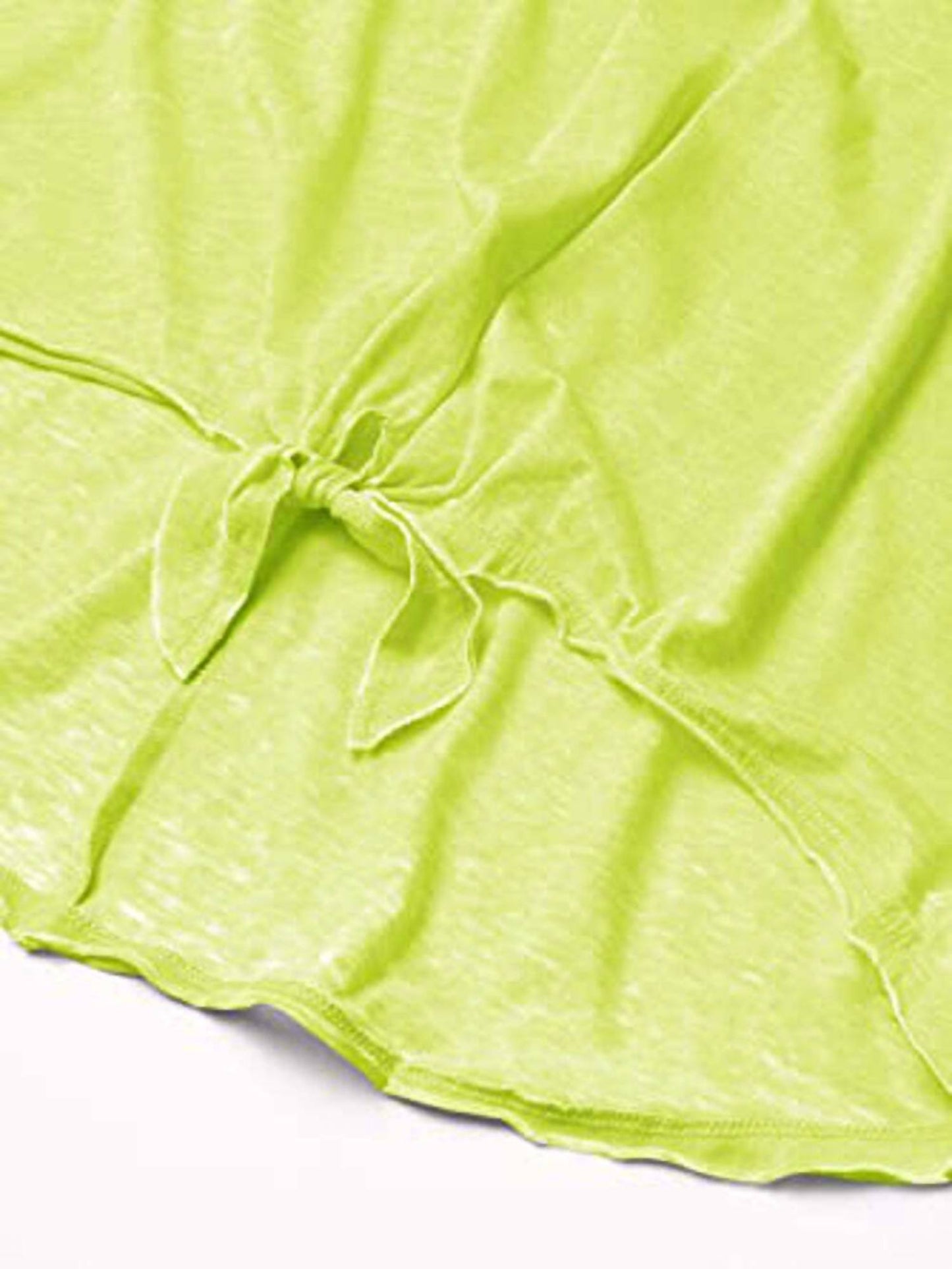 Women's Juniors Astrid Tie Front T Shirt