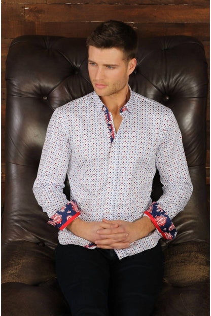 Button Down Shirt With Trim