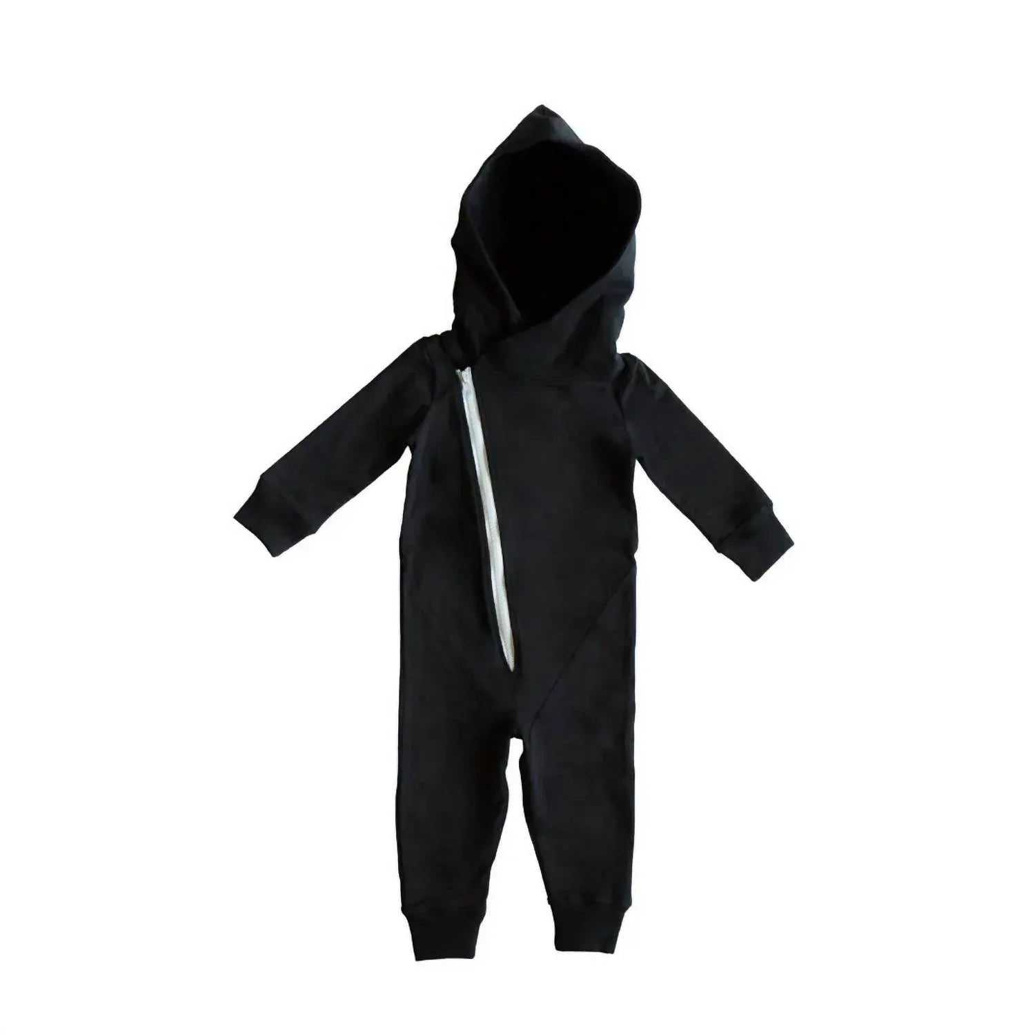 TiNY TRENDSETTER - Kids Lola & Taylor Asymmetrical Zip Romper - Rack Hunt