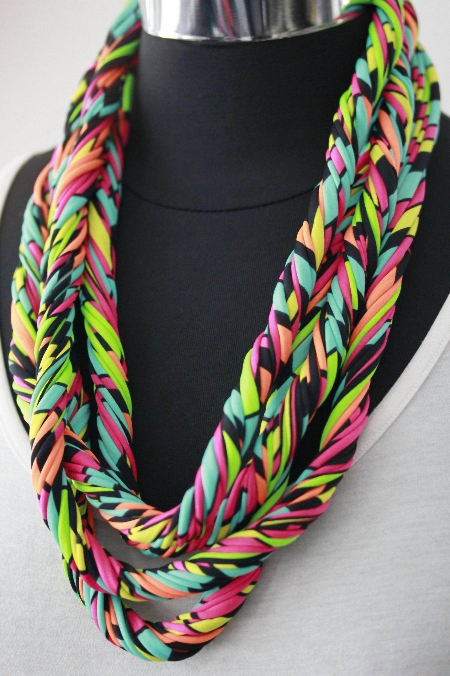 Necknots - Neon Scarf Necklace - Rack Hunt -