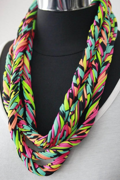 Necknots - Neon Scarf Necklace - Rack Hunt