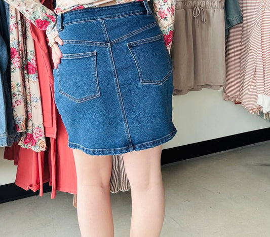 Women's Pocket Front Skirt