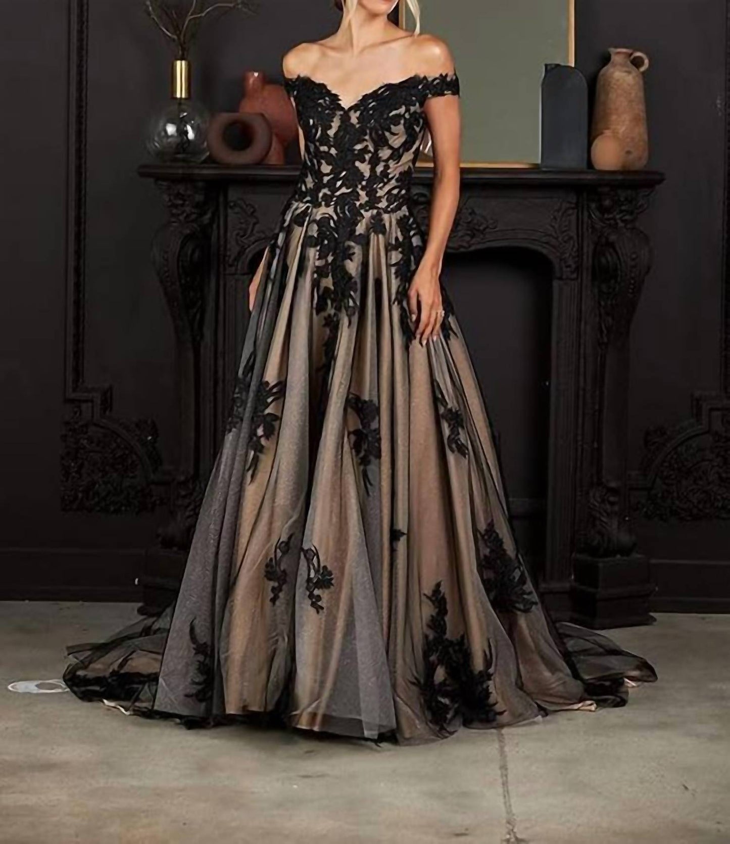 Off Shoulder Bridal Gown