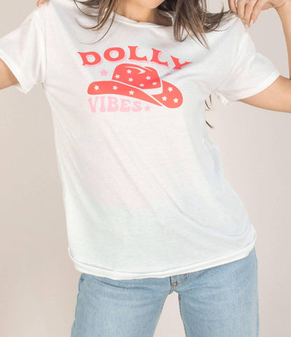 Dolly Vibes Cowboy Hat Graphic Tee