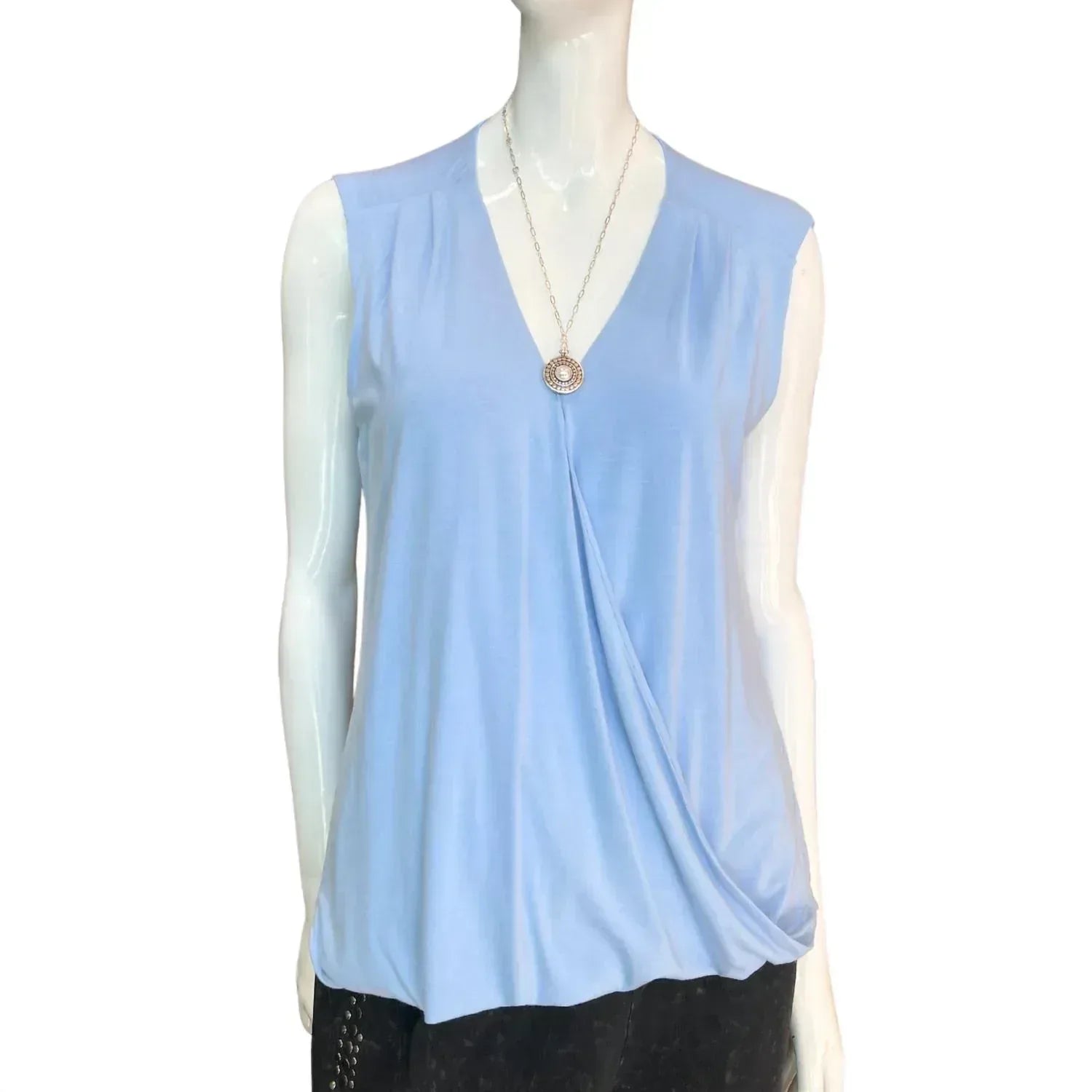 Alyssa Thomas - Women's Sleeveless V Neck Surplice Top - Rack Hunt