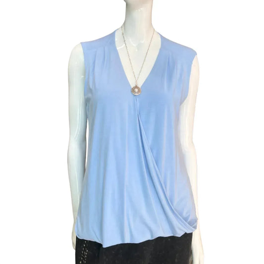 Alyssa Thomas - Women's Sleeveless V Neck Surplice Top - Rack Hunt