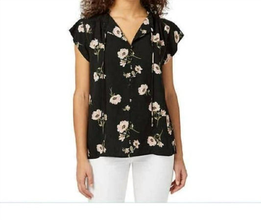 Flutter Sleeve Floral Top