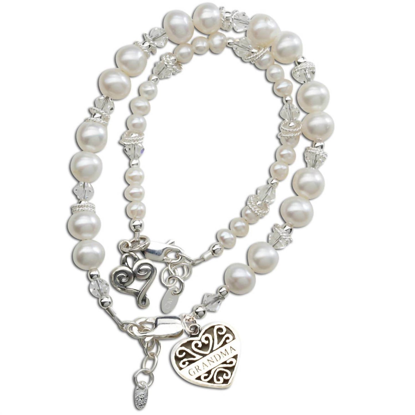 Cherished Moments - Grandma And Me Freshwater Pearl Bracelet Set - Rack Hunt -