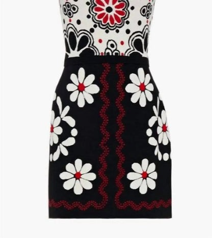 RED VALENTINO - Jacquard-knit Mini Dress - Rack Hunt
