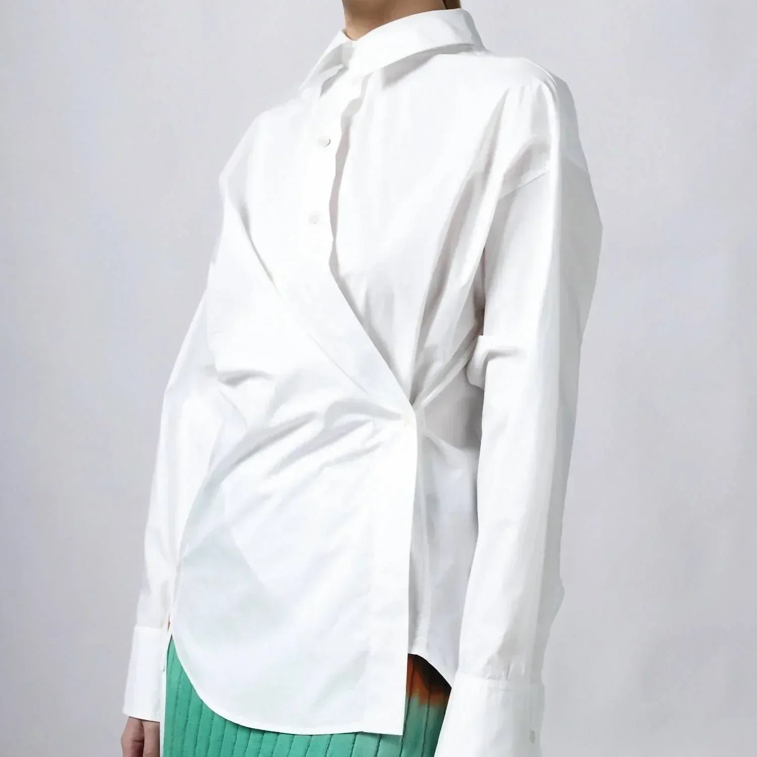 roberto collina - Wrap Long-sleeved Shirt - Rack Hunt