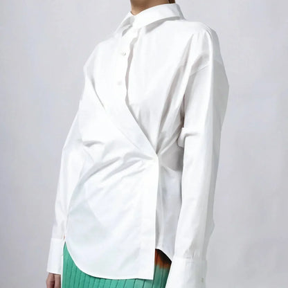 roberto collina - Wrap Long-sleeved Shirt - Rack Hunt