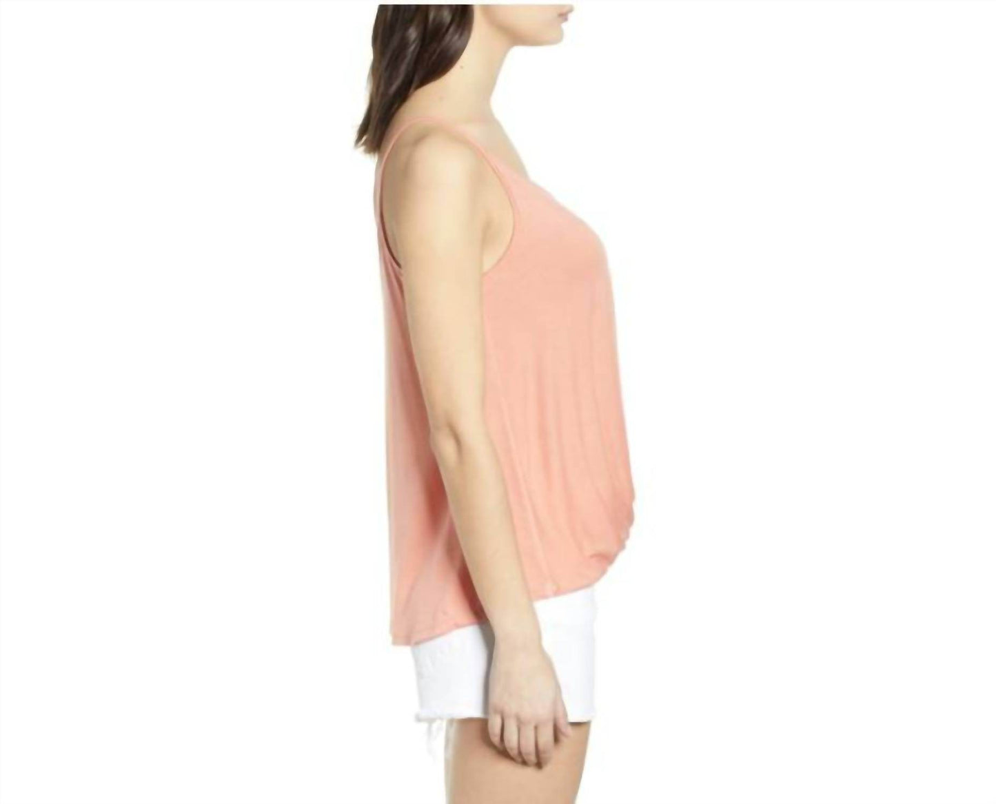 All in Favor - Twisted Button Front Draped Tank Top - Rack Hunt