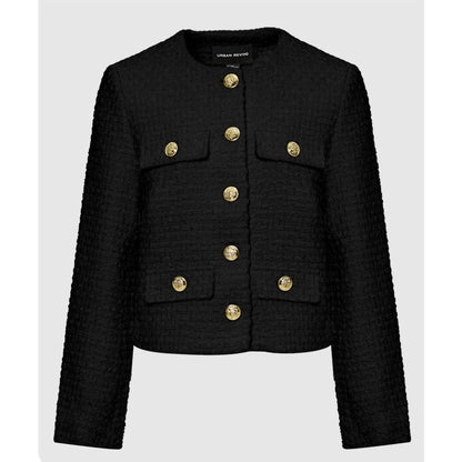 Long Sleeve Tweed Blazer