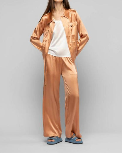 Vagnes Silk Safari Jacket
