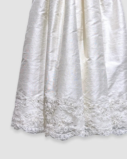 Lito - Girl's 2-Piece Silk Gown With Lace & Beading - Rack Hunt
