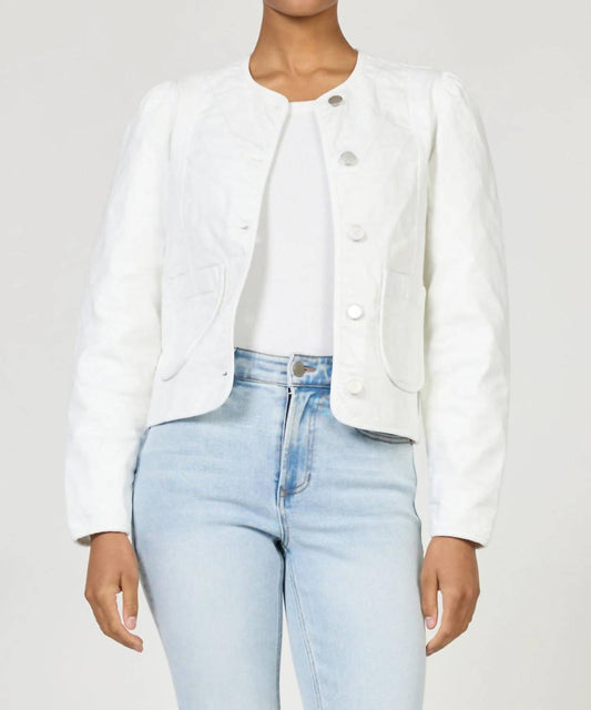 Kat Quilted Denim Jacket