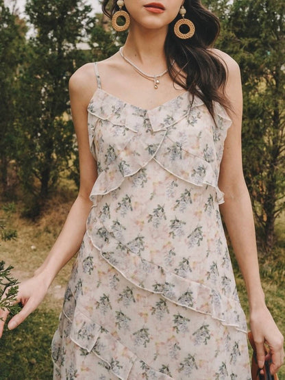 Breezy Floral Midi Dress