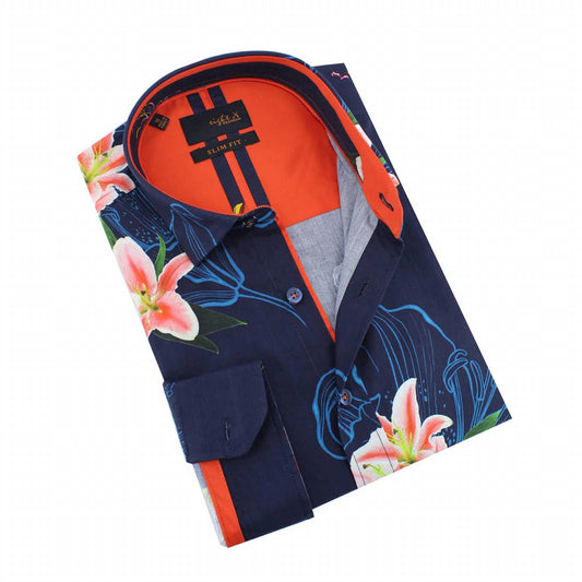 Lily Button Down Print Shirt