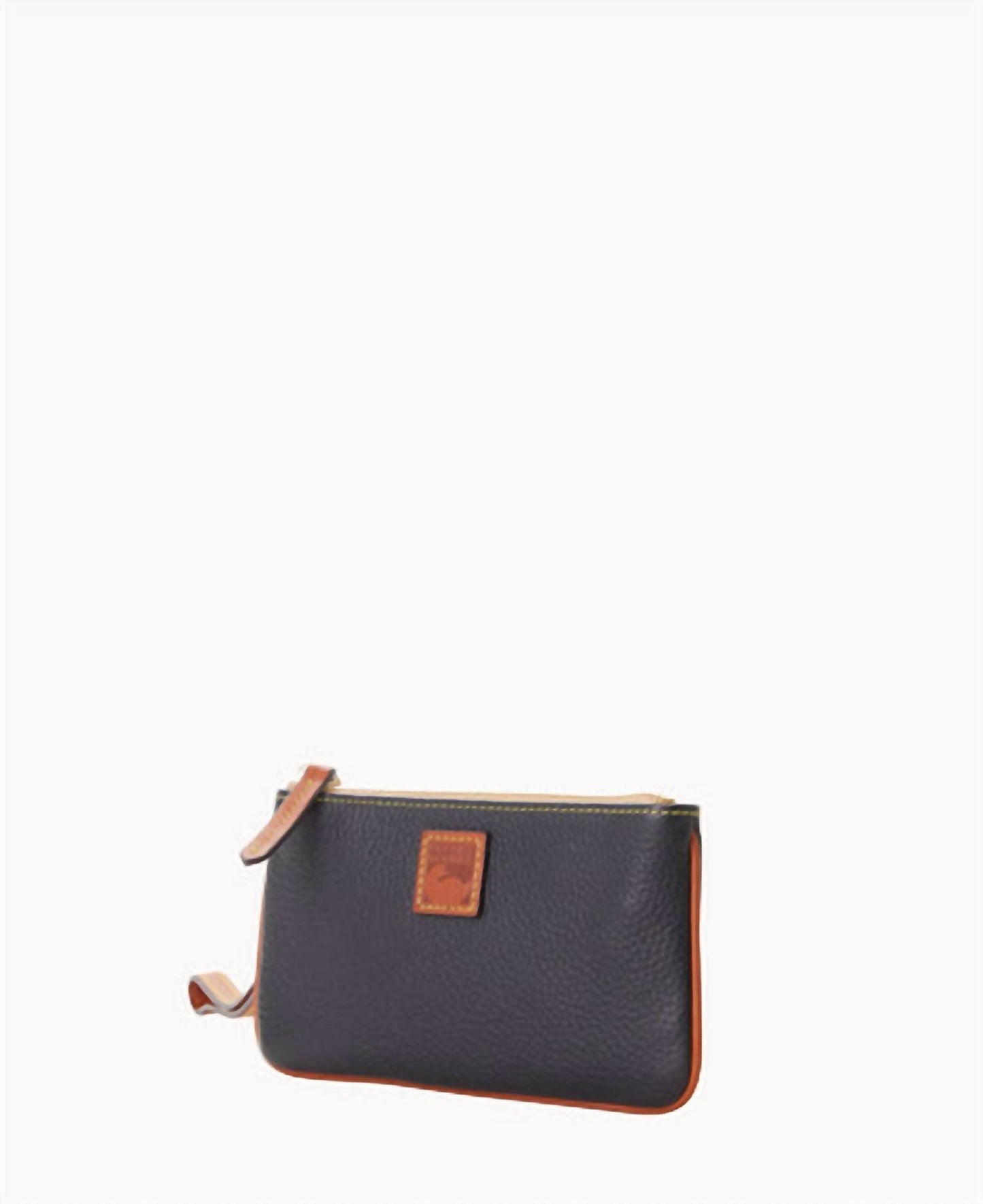 Women's Pebble Grain Leather Large Wristlet