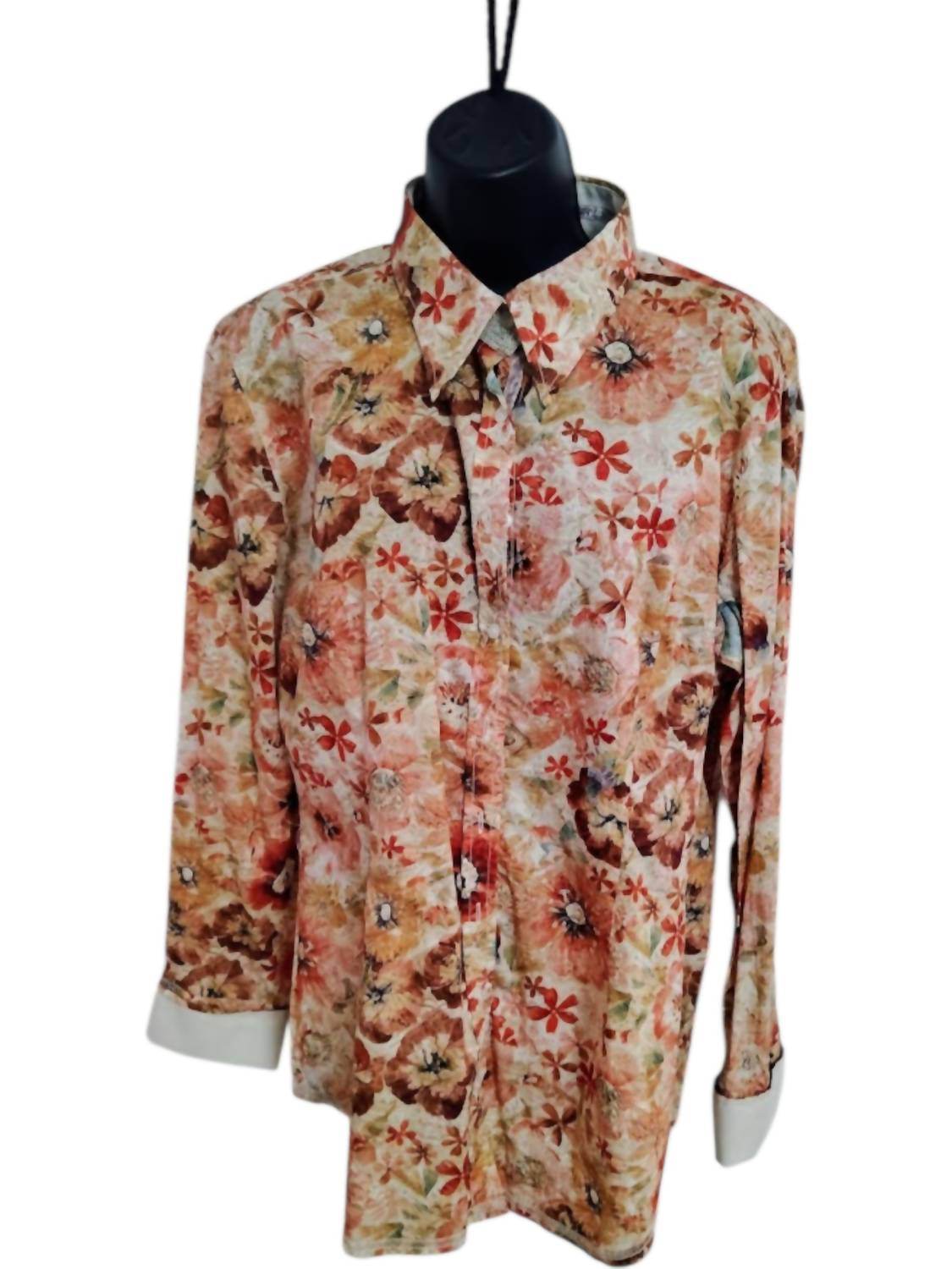 George Roth - Women's Floral Cotton Blouse - Rack Hunt -