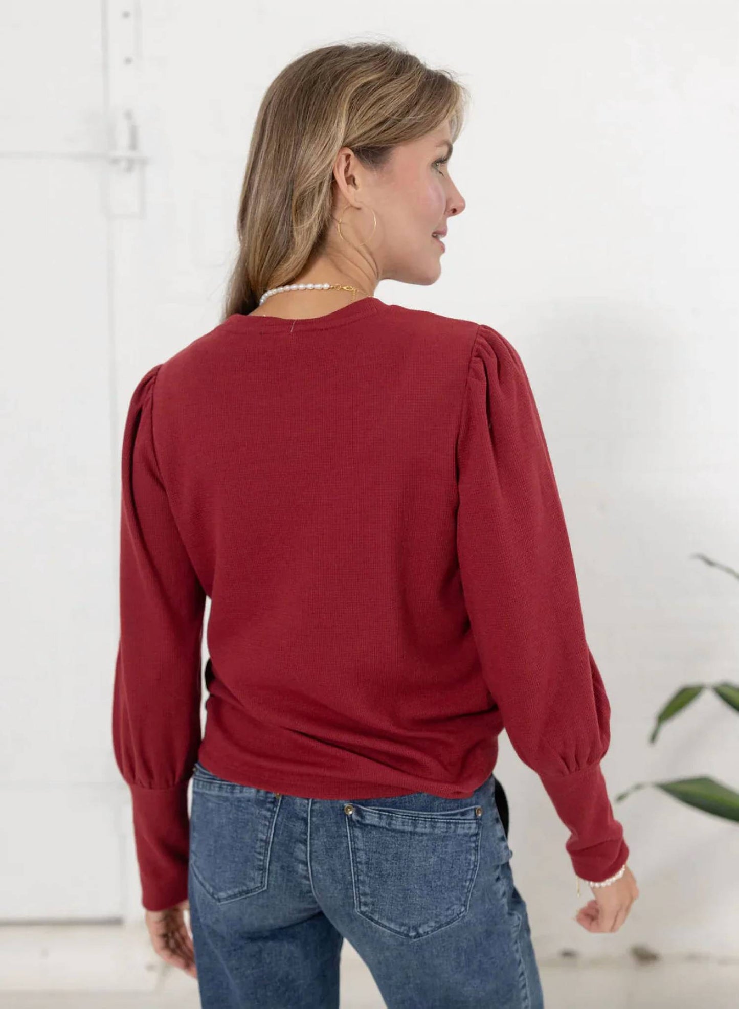 Gathered Shoulder Top