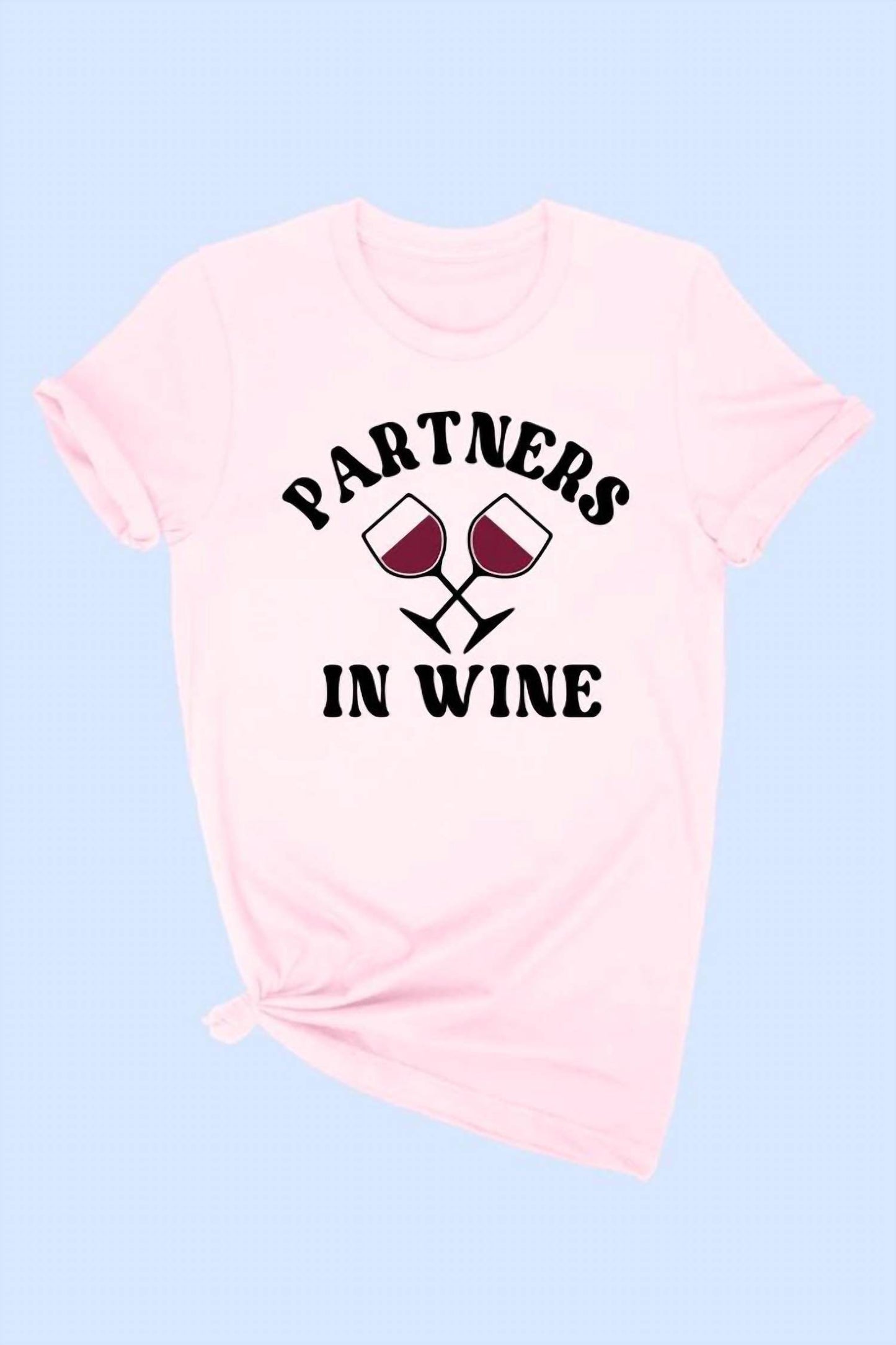 Fedia - Women's Partners In Wine Graphic T-shirt - Rack Hunt -