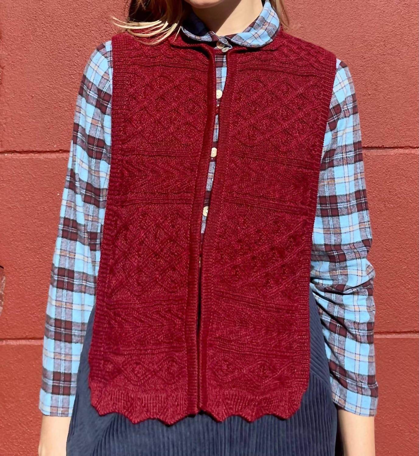 Rose Velvet - Patrice Baby Alpaca Dickie Sweater - Rack Hunt -