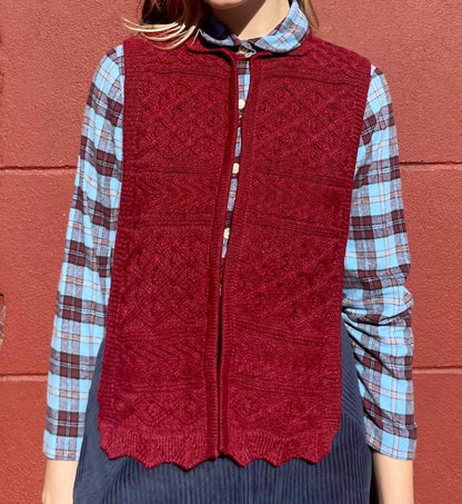 Rose Velvet - Patrice Baby Alpaca Dickie Sweater - Rack Hunt
