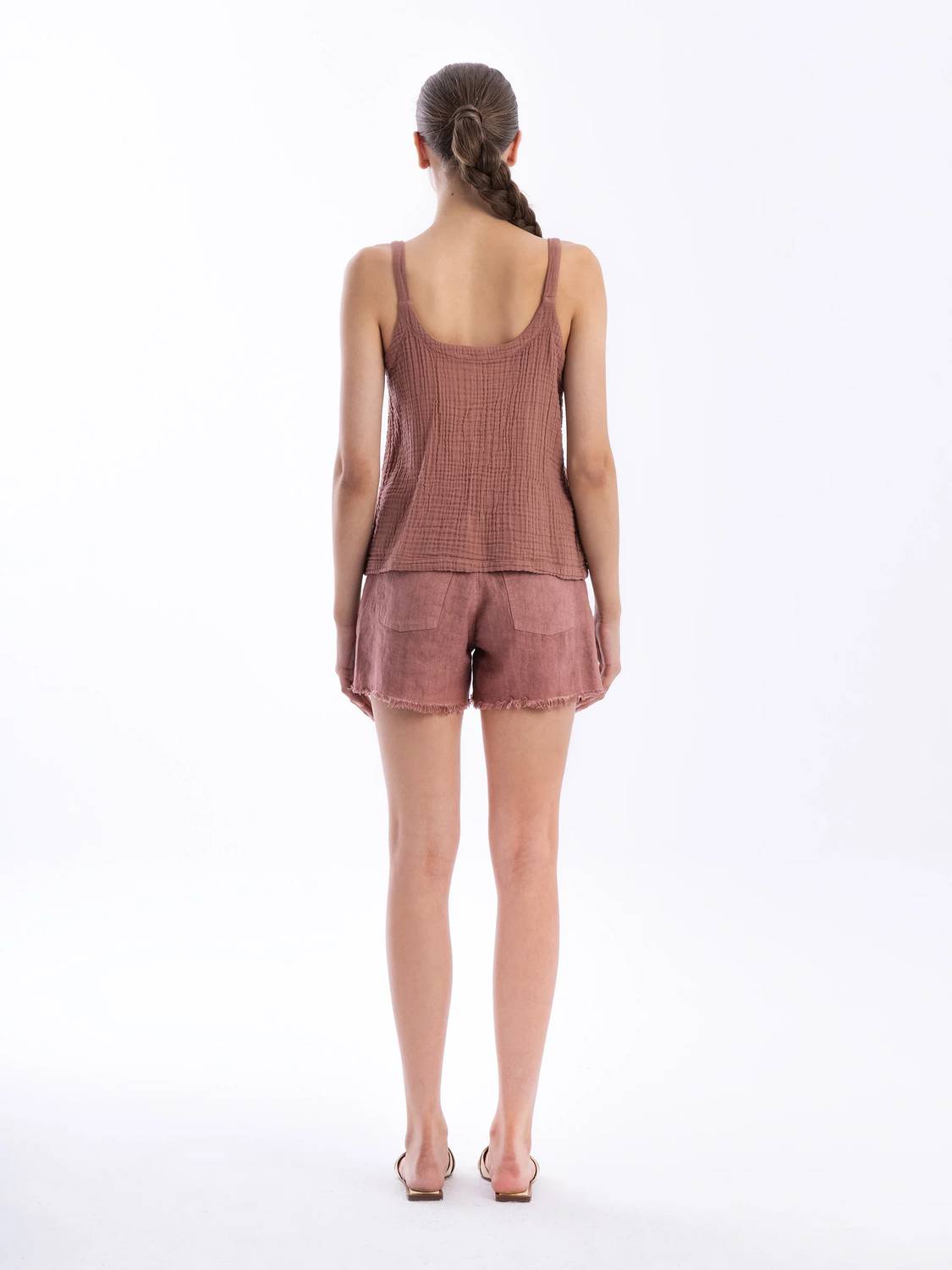 Textured Cotton Blouse