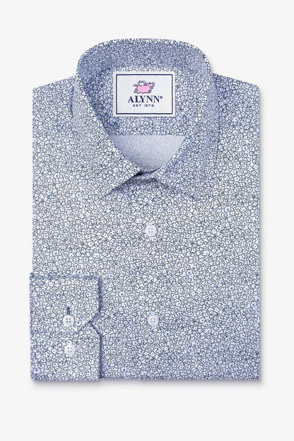 Men's Reid Floral Untuckable Slim Fit Dress Shirt