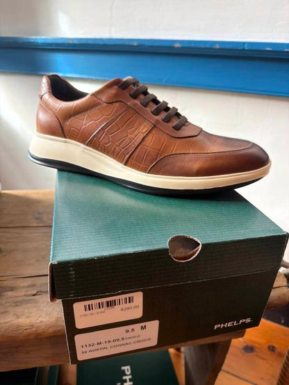 Men's 32 Austin Alligator Embossed Sneakers