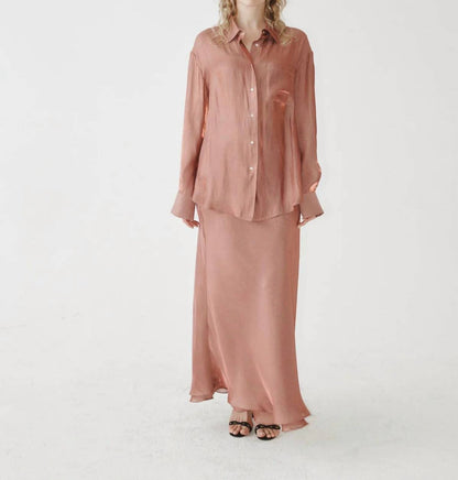 ORGANZA MAXI SKIRT