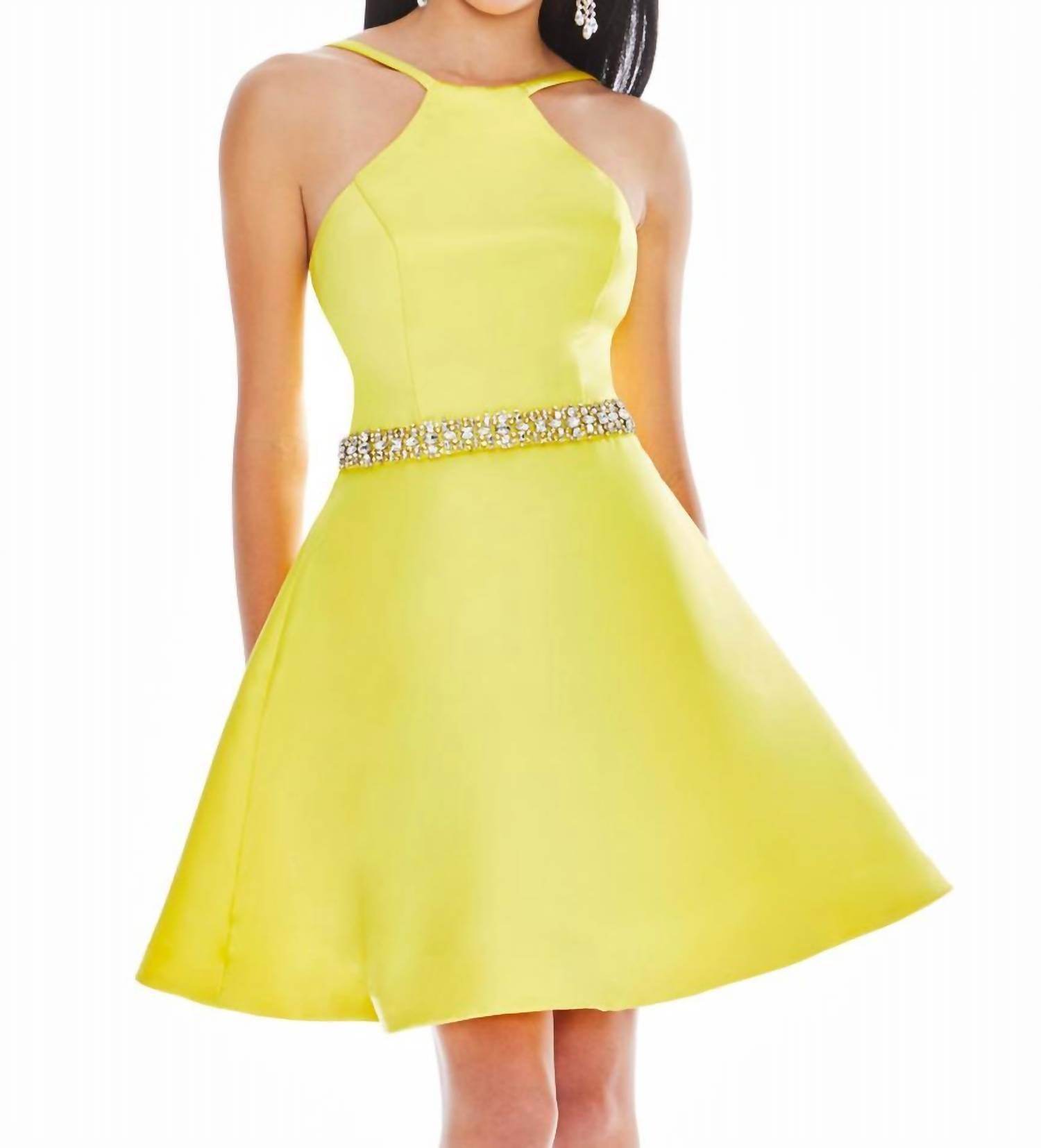 ASHLEYlauren - Halter Mini Dress - Rack Hunt