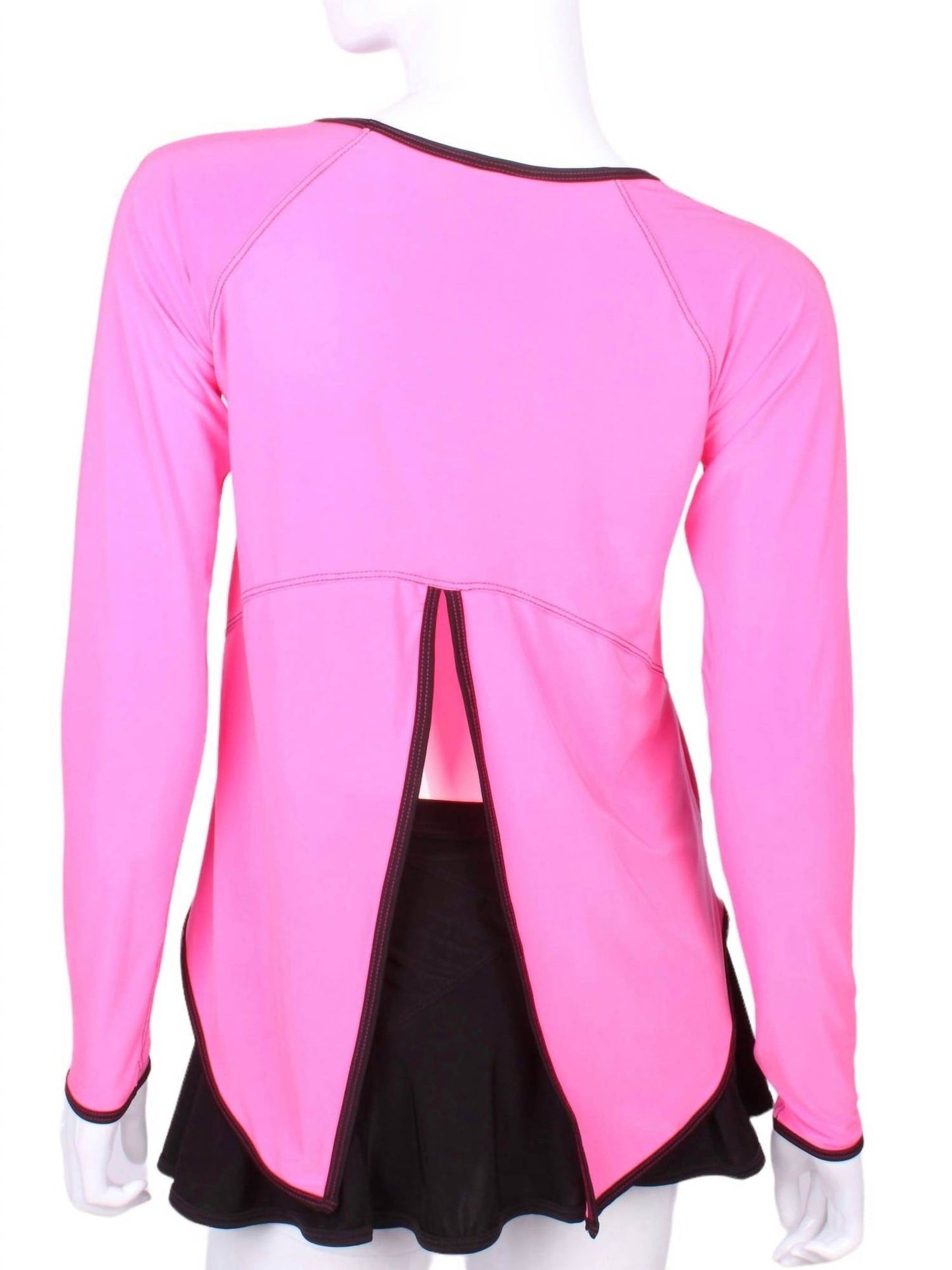 Love Love Tennis - Women's Tie Back Long Sleeve Tee - Rack Hunt -