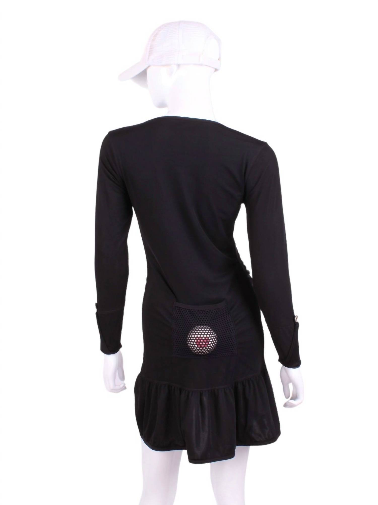 Love Love Tennis - Women's Long Sleeve Vee Monroe Dress - Rack Hunt