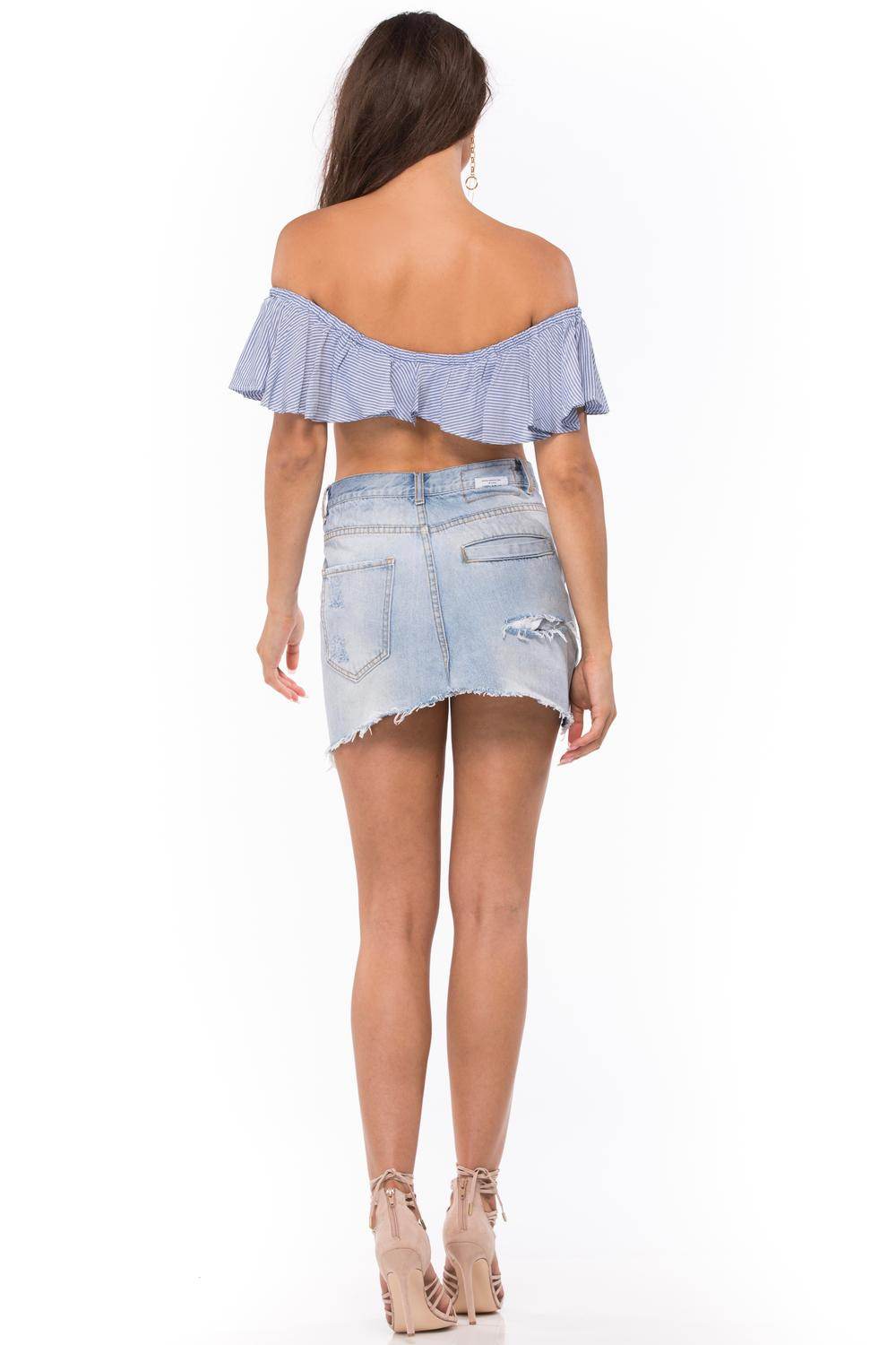 Blue Life - Melanie Off The Shoulder Lace Top - Rack Hunt -