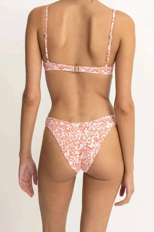 Islander Floral Hi Cut Bottom