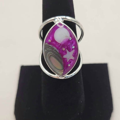 Women's Celestial Scene Ring