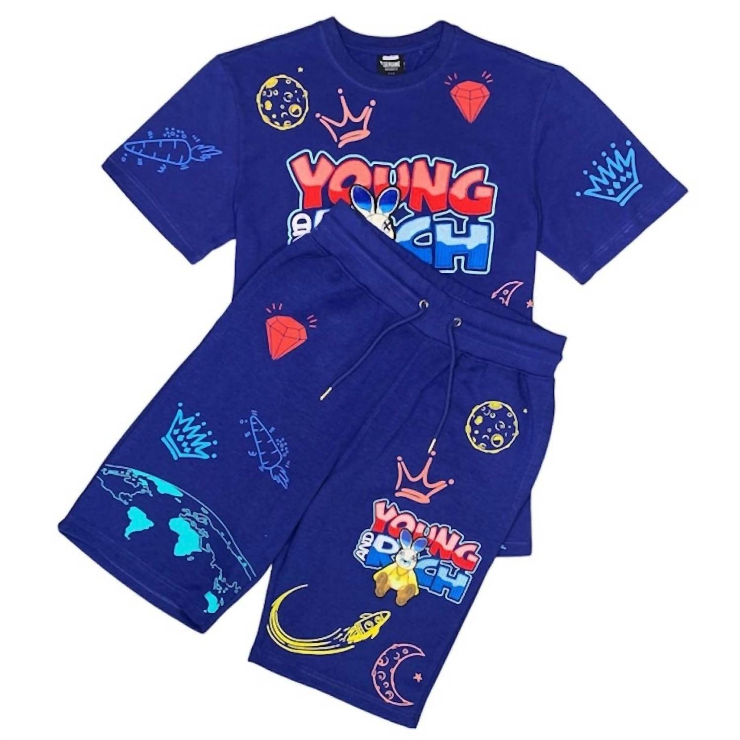 Genuine - Men's Young & Rich Short Set - Rack Hunt -